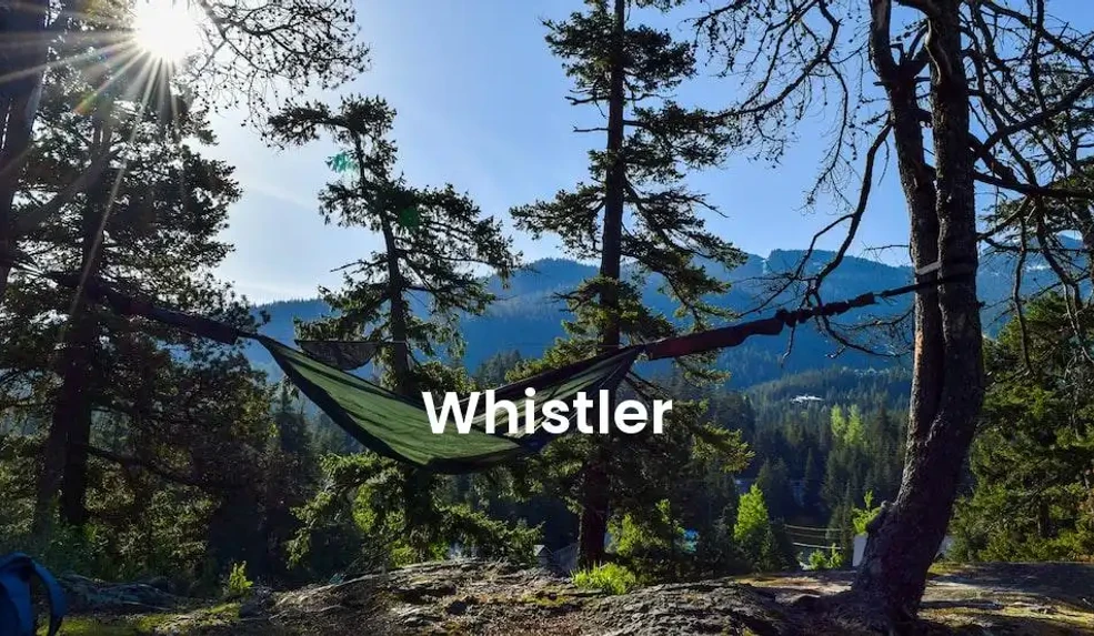 The best hotels in Whistler