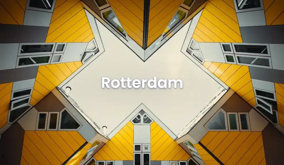 The best hotels in Rotterdam