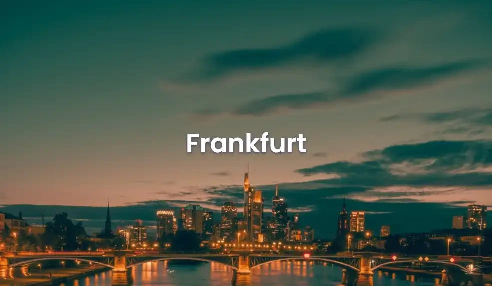 The best Airbnb in Frankfurt
