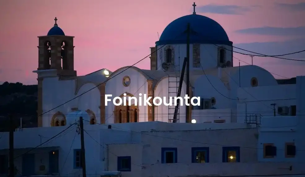 The best hotels in Foinikounta