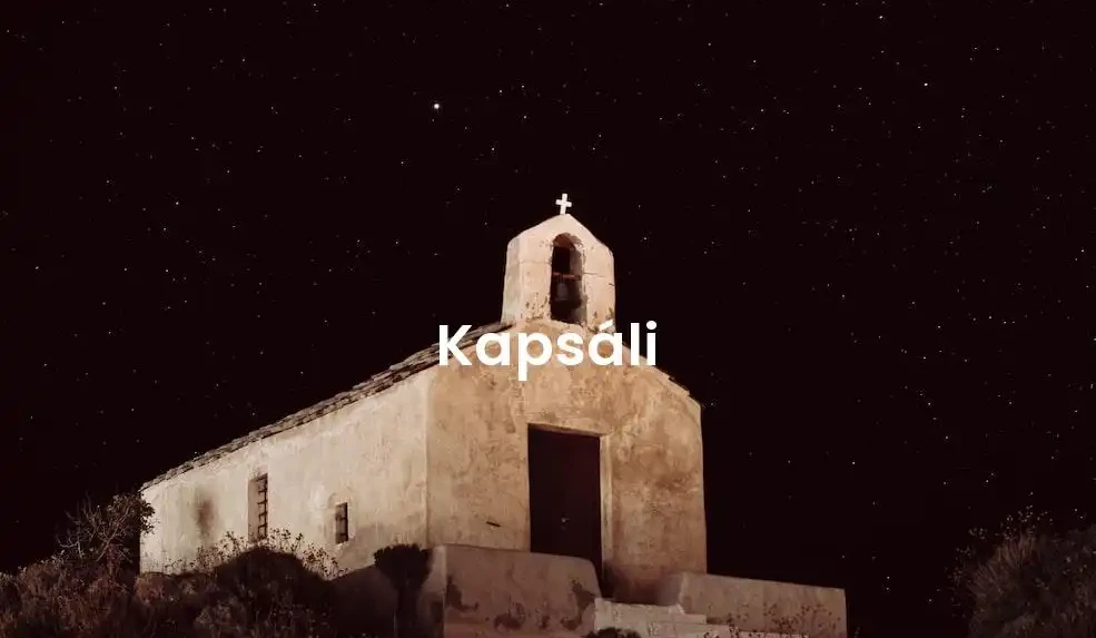 The best Airbnb in Kapsáli